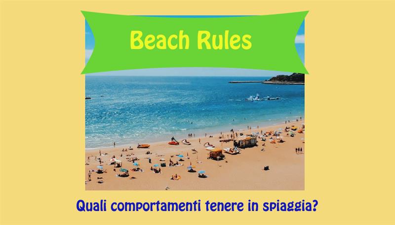 In spiaggia? In spiaggia?